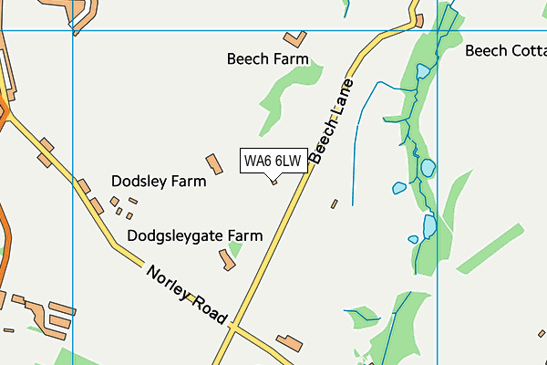 WA6 6LW map - OS VectorMap District (Ordnance Survey) WA6 6LW map - OS VectorMap District (Ordnance Survey)