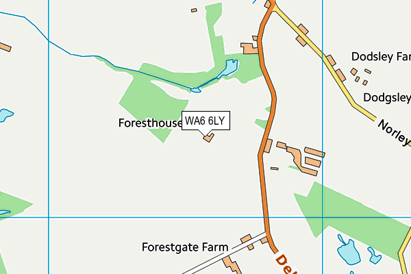 WA6 6LY map - OS VectorMap District (Ordnance Survey) WA6 6LY map - OS VectorMap District (Ordnance Survey)