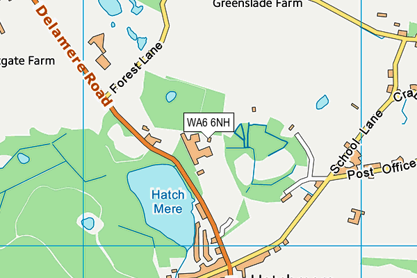 WA6 6NH map - OS VectorMap District (Ordnance Survey) WA6 6NH map - OS VectorMap District (Ordnance Survey)