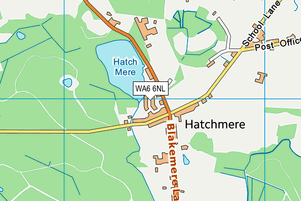 WA6 6NL map - OS VectorMap District (Ordnance Survey) WA6 6NL map - OS VectorMap District (Ordnance Survey)
