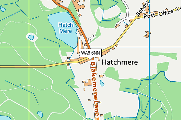 WA6 6NN map - OS VectorMap District (Ordnance Survey) WA6 6NN map - OS VectorMap District (Ordnance Survey)