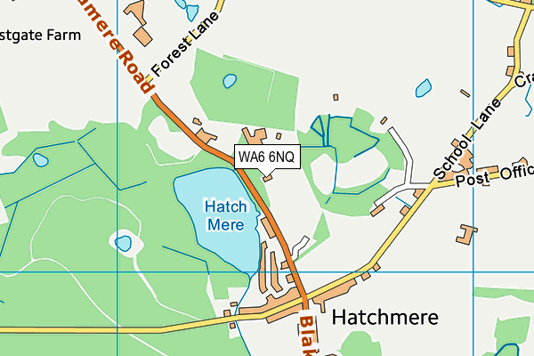 WA6 6NQ map - OS VectorMap District (Ordnance Survey) WA6 6NQ map - OS VectorMap District (Ordnance Survey)