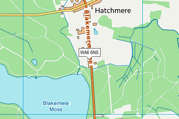 WA6 6NS map - OS VectorMap District (Ordnance Survey) WA6 6NS map - OS VectorMap District (Ordnance Survey)