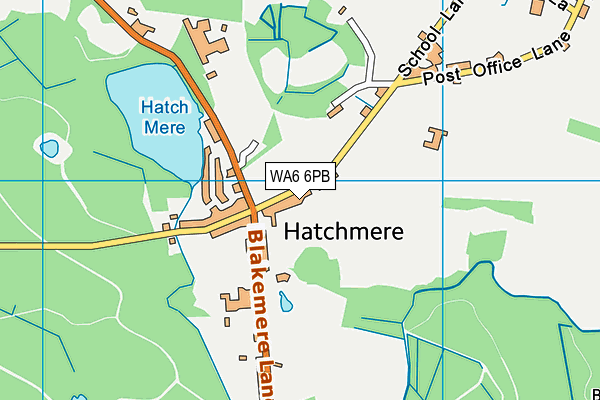 WA6 6PB map - OS VectorMap District (Ordnance Survey) WA6 6PB map - OS VectorMap District (Ordnance Survey)