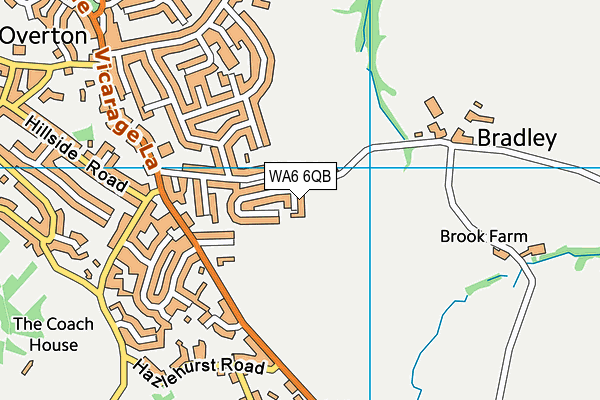 WA6 6QB map - OS VectorMap District (Ordnance Survey) WA6 6QB map - OS VectorMap District (Ordnance Survey)