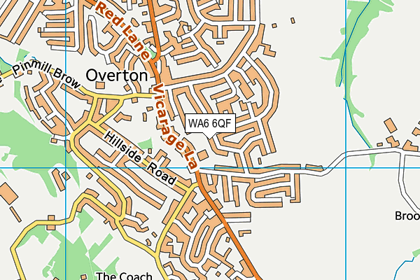 WA6 6QF map - OS VectorMap District (Ordnance Survey) WA6 6QF map - OS VectorMap District (Ordnance Survey)