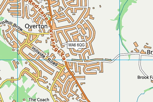 WA6 6QG map - OS VectorMap District (Ordnance Survey) WA6 6QG map - OS VectorMap District (Ordnance Survey)