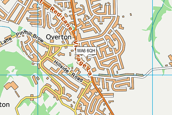 WA6 6QH map - OS VectorMap District (Ordnance Survey) WA6 6QH map - OS VectorMap District (Ordnance Survey)