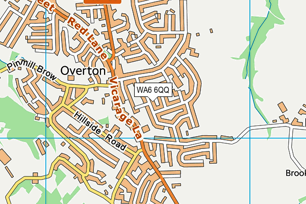 WA6 6QQ map - OS VectorMap District (Ordnance Survey) WA6 6QQ map - OS VectorMap District (Ordnance Survey)