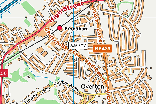 WA6 6QY map - OS VectorMap District (Ordnance Survey) WA6 6QY map - OS VectorMap District (Ordnance Survey)