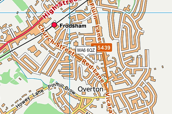 WA6 6QZ map - OS VectorMap District (Ordnance Survey) WA6 6QZ map - OS VectorMap District (Ordnance Survey)