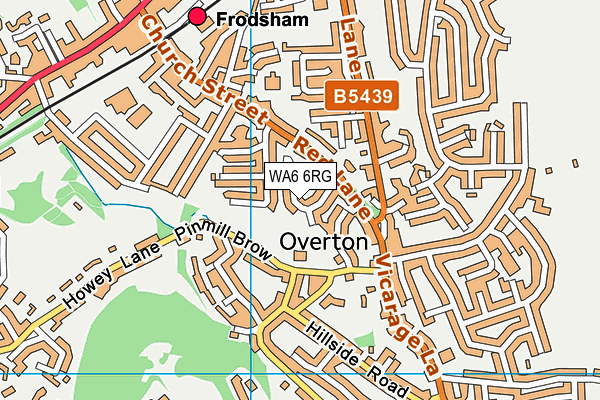 WA6 6RG map - OS VectorMap District (Ordnance Survey) WA6 6RG map - OS VectorMap District (Ordnance Survey)
