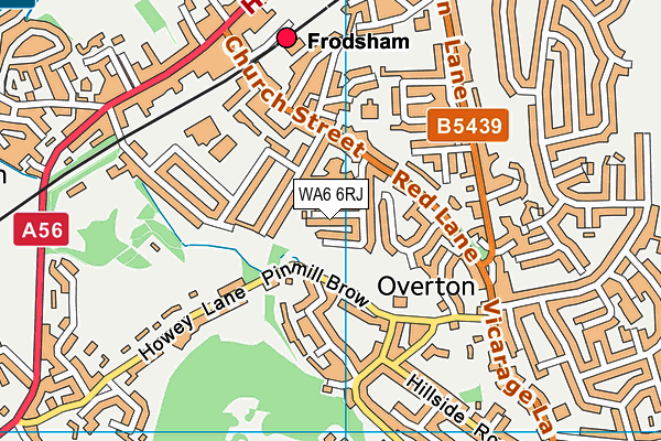 WA6 6RJ map - OS VectorMap District (Ordnance Survey) WA6 6RJ map - OS VectorMap District (Ordnance Survey)