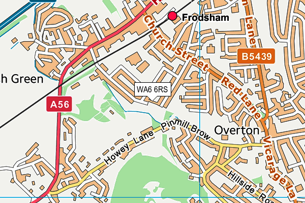 WA6 6RS map - OS VectorMap District (Ordnance Survey) WA6 6RS map - OS VectorMap District (Ordnance Survey)