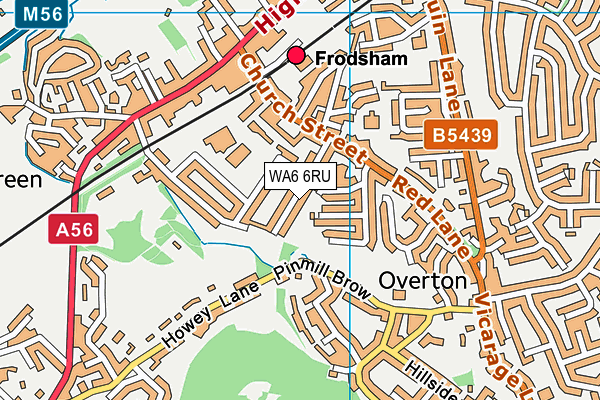WA6 6RU map - OS VectorMap District (Ordnance Survey) WA6 6RU map - OS VectorMap District (Ordnance Survey)