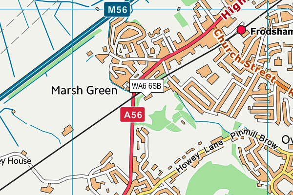 WA6 6SB map - OS VectorMap District (Ordnance Survey) WA6 6SB map - OS VectorMap District (Ordnance Survey)