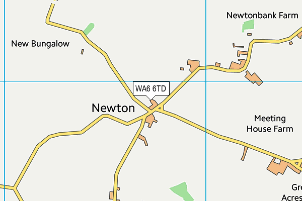 WA6 6TD map - OS VectorMap District (Ordnance Survey) WA6 6TD map - OS VectorMap District (Ordnance Survey)