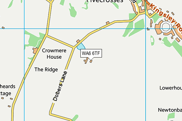 WA6 6TF map - OS VectorMap District (Ordnance Survey) WA6 6TF map - OS VectorMap District (Ordnance Survey)