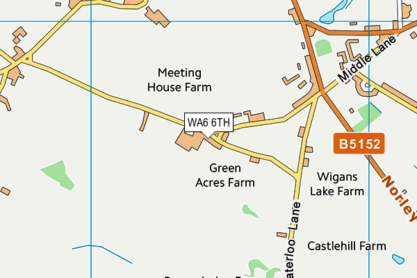 WA6 6TH map - OS VectorMap District (Ordnance Survey) WA6 6TH map - OS VectorMap District (Ordnance Survey)