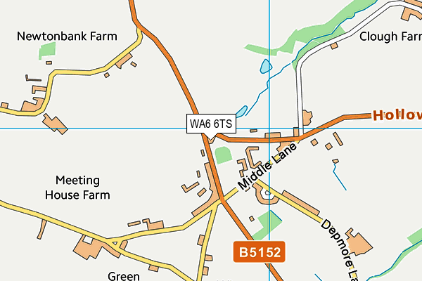 WA6 6TS map - OS VectorMap District (Ordnance Survey) WA6 6TS map - OS VectorMap District (Ordnance Survey)