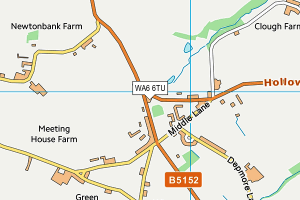 WA6 6TU map - OS VectorMap District (Ordnance Survey) WA6 6TU map - OS VectorMap District (Ordnance Survey)