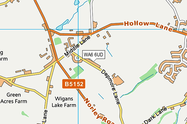 WA6 6UD map - OS VectorMap District (Ordnance Survey) WA6 6UD map - OS VectorMap District (Ordnance Survey)