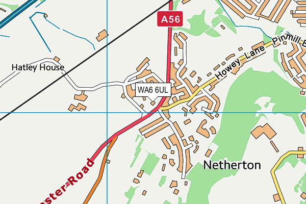 WA6 6UL map - OS VectorMap District (Ordnance Survey) WA6 6UL map - OS VectorMap District (Ordnance Survey)