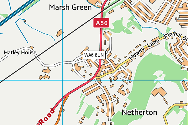 WA6 6UN map - OS VectorMap District (Ordnance Survey) WA6 6UN map - OS VectorMap District (Ordnance Survey)