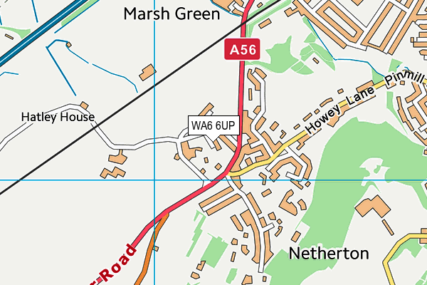 WA6 6UP map - OS VectorMap District (Ordnance Survey) WA6 6UP map - OS VectorMap District (Ordnance Survey)