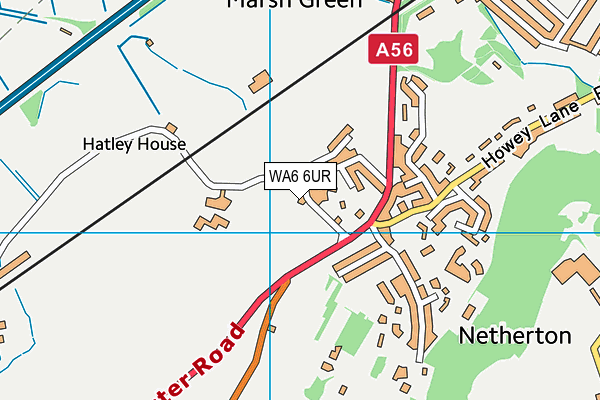 WA6 6UR map - OS VectorMap District (Ordnance Survey) WA6 6UR map - OS VectorMap District (Ordnance Survey)