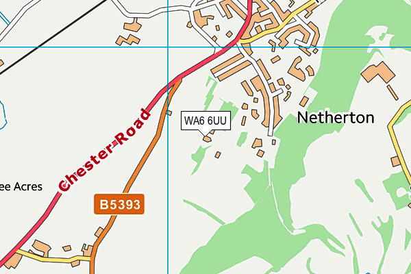 WA6 6UU map - OS VectorMap District (Ordnance Survey) WA6 6UU map - OS VectorMap District (Ordnance Survey)