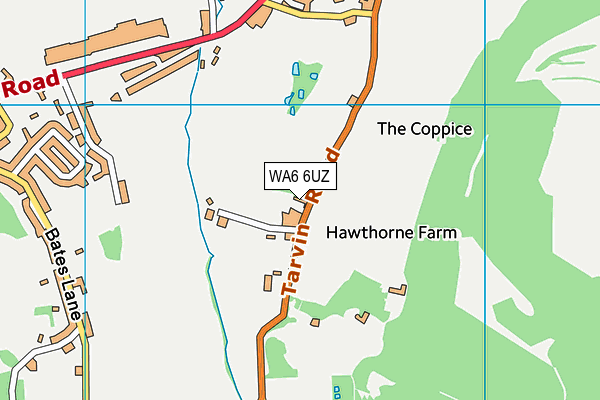 WA6 6UZ map - OS VectorMap District (Ordnance Survey)