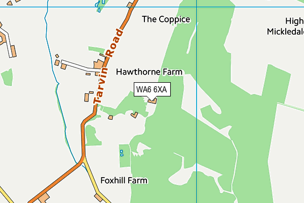 WA6 6XA map - OS VectorMap District (Ordnance Survey) WA6 6XA map - OS VectorMap District (Ordnance Survey)