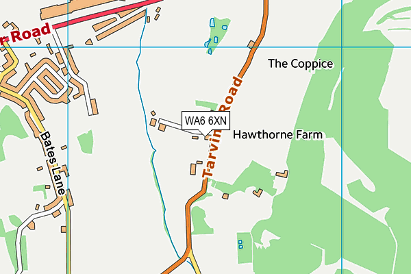 WA6 6XN map - OS VectorMap District (Ordnance Survey) WA6 6XN map - OS VectorMap District (Ordnance Survey)