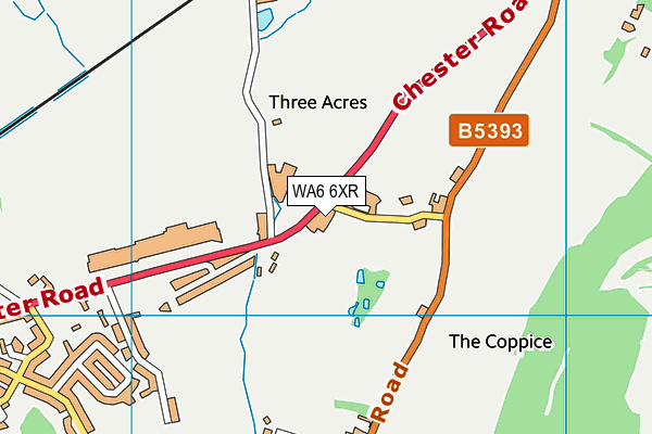 WA6 6XR map - OS VectorMap District (Ordnance Survey) WA6 6XR map - OS VectorMap District (Ordnance Survey)
