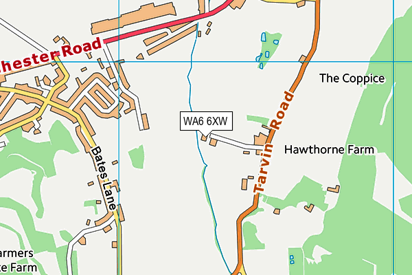 WA6 6XW map - OS VectorMap District (Ordnance Survey) WA6 6XW map - OS VectorMap District (Ordnance Survey)