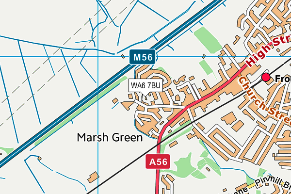 WA6 7BU map - OS VectorMap District (Ordnance Survey) WA6 7BU map - OS VectorMap District (Ordnance Survey)