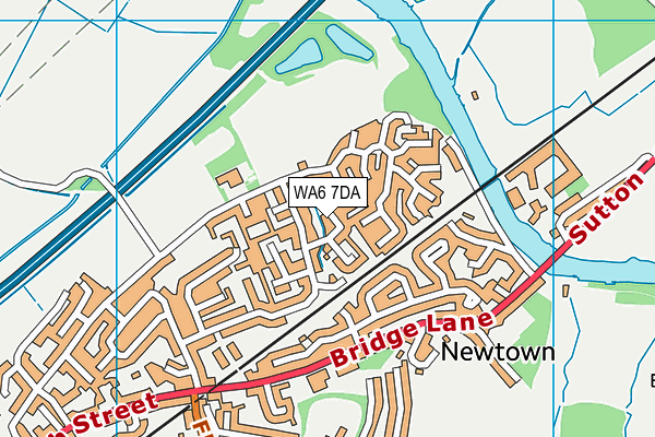 WA6 7DA map - OS VectorMap District (Ordnance Survey) WA6 7DA map - OS VectorMap District (Ordnance Survey)