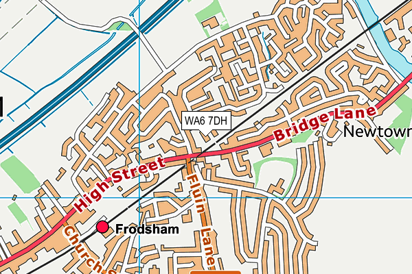 WA6 7DH map - OS VectorMap District (Ordnance Survey) WA6 7DH map - OS VectorMap District (Ordnance Survey)