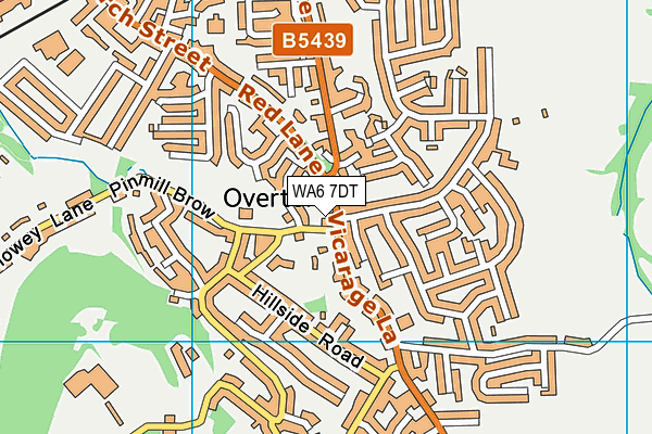 WA6 7DT map - OS VectorMap District (Ordnance Survey) WA6 7DT map - OS VectorMap District (Ordnance Survey)