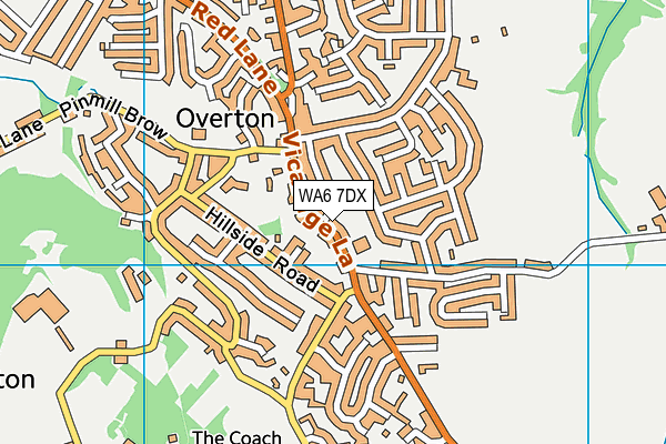 WA6 7DX map - OS VectorMap District (Ordnance Survey) WA6 7DX map - OS VectorMap District (Ordnance Survey)