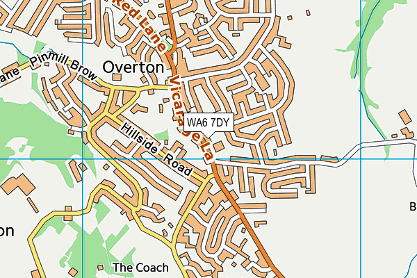 WA6 7DY map - OS VectorMap District (Ordnance Survey) WA6 7DY map - OS VectorMap District (Ordnance Survey)