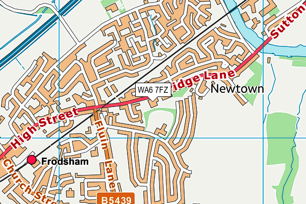 WA6 7FZ map - OS VectorMap District (Ordnance Survey) WA6 7FZ map - OS VectorMap District (Ordnance Survey)