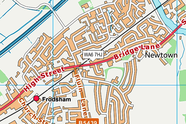 WA6 7HJ map - OS VectorMap District (Ordnance Survey) WA6 7HJ map - OS VectorMap District (Ordnance Survey)