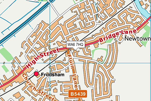 WA6 7HQ map - OS VectorMap District (Ordnance Survey) WA6 7HQ map - OS VectorMap District (Ordnance Survey)