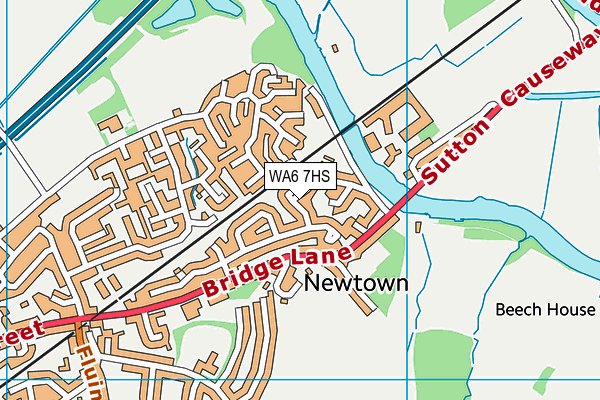 WA6 7HS map - OS VectorMap District (Ordnance Survey) WA6 7HS map - OS VectorMap District (Ordnance Survey)