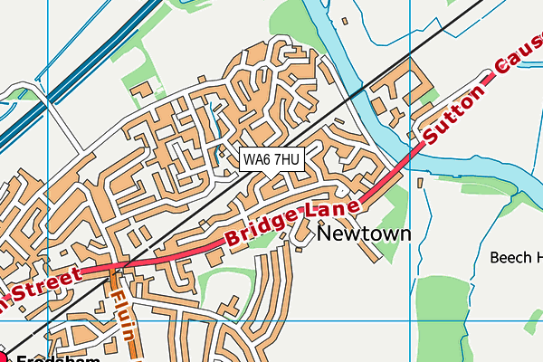 WA6 7HU map - OS VectorMap District (Ordnance Survey) WA6 7HU map - OS VectorMap District (Ordnance Survey)