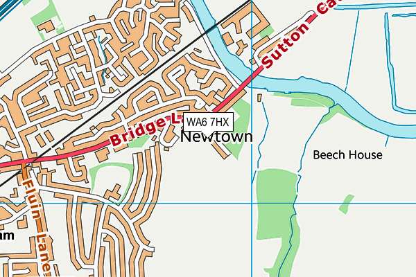 WA6 7HX map - OS VectorMap District (Ordnance Survey) WA6 7HX map - OS VectorMap District (Ordnance Survey)