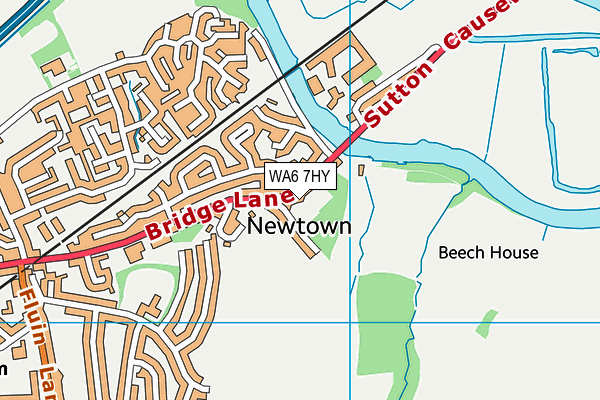 WA6 7HY map - OS VectorMap District (Ordnance Survey) WA6 7HY map - OS VectorMap District (Ordnance Survey)