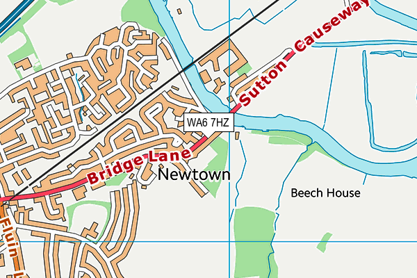 WA6 7HZ map - OS VectorMap District (Ordnance Survey) WA6 7HZ map - OS VectorMap District (Ordnance Survey)